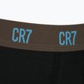 Pantaloni scurți de boxer CR7 Basic Trunk pentru bărbați 3 perechi negru/maro 7