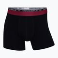 Boxeri pentru bărbați CR7 Basic Trunk 3 perechi white/grey melange/black 4