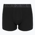 Boxeri pentru bărbați CR7 Basic Trunk 4 perechi 2492 BLACK 3
