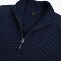 Pulover pentru bărbați Dovre Ribbed Knit Half Zip navy 3