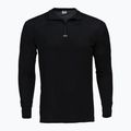 Bluză termoactivă pentru bărbați Dovre Wool Half Zip black