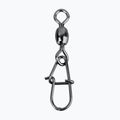 SavageGear Eggsnap Swivel 10 piese cu știft de siguranță argintiu 54915