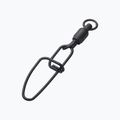 MADCAT Stainless Stainless Ball Bearing Swivels cu Crosslock Snap negru 70903