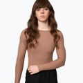 Body de antrenament pentru femei Girlfriend Collective Ava Scoop Back brownie 3