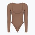 Body de antrenament pentru femei Girlfriend Collective Ava Scoop Back brownie 8