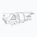 Easy Camp Spirit 300 cort pentru 3 persoane albastru marin 120418 2