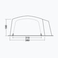 Outwell cort de camping pentru 6 persoane Montana 6PE albastru marin 111206 3