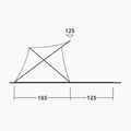 Cort de plajă Outwell Whitby Beach Shelter light grey 6