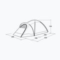 Cort de camping 3-osobowy Outwell Cloud 3 verde/gri 7