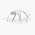 Cort de camping 4-osobowy Outwell Cloud 4 verde/gri 7