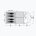 Cort de camping 4-persoane Outwell Sacramento 4 Air blue 10