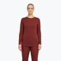 Bluză termoactivă pentru femei Dovre Wool burgundy