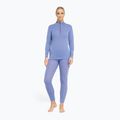 Bluză termoactivă pentru femei Dovre Wool Zip blue 2