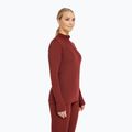 Bluză termoactivă pentru femei Dovre Wool Zip burgundy 3