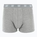 Boxeri pentru bărbați CR7 Basic Trunk 3 pperechi white/ greymelange/ black 2