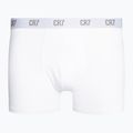 Boxeri bărbătești CR7 Basic Trunk 3 pary grey melange/white/navy 2