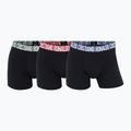 Boxeri pentru bărbați CR7 Basic Trunk 3 pack black