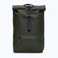 Rucsac de oraș Rains Rucksack Rolltop 13 + 4 l green