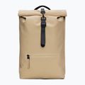 Rucsac de oraș Rains Rucksack Rolltop 13 + 4 l sand