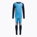 Lenjerie termoactivă pentru copii Color Kids Ski Underwear Colorblock albastră 740777.7280