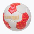 Minge de handbal Hummel Classic Elite HB off white/red/orange size 3 2