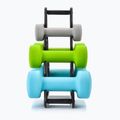 Set de gantere cu suport Meteor 2 x 1 kg / 2 x 2 kg / 2 x 3 kg colorate 30189 3