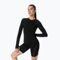 Pantaloni scurți de antrenament pentru femei Cardio Bunny Black biker 4