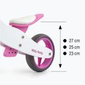 Bicicletă de echilibru cu 3 roți Milly Mally Jake classic pink 9