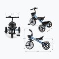 Bicicletă de echilibru cu trei roți Milly Mally Bobby denim 12