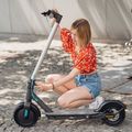 Motus Scooty 10 Lite 2022 scuter electric argintiu și negru 11