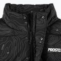 Geacă cu puf pentru bărbați PROSTO Puff Pattern neagră KL222MOUT1052 4