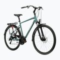 Bicicletă de trekking pentru bărbați KROSS Trans 3.0 green/silver/gloss 2