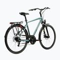 Bicicletă de trekking pentru bărbați KROSS Trans 3.0 green/silver/gloss 3