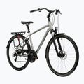 Bicicletă de trekking pentru bărbați KROSS Trans 3.0 silver/blue/gloss 2