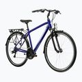 Bicicletă de trekking pentru bărbați KROSS Trans 1.0 navy blue/silver/gloss 2