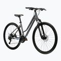 Bicicletă cross pentru femei KROSS Evado 5.0 In grey/blue/gloss 2