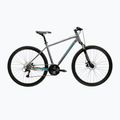 Bicicletă cross KROSS Evado 3.0 grey/teal/gloss