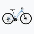 Bicicletă cross pentru femei KROSS Evado 3.0 In blue/white/gloss