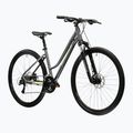 Bicicletă cross pentru femei KROSS Evado 3.0 In gray/green 2