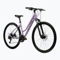Bicicletă cross pentru femei KROSS Evado 5.0 In purple/black/gloss 2