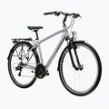 Bicicletă de trekking pentru bărbați KROSS Trans 1.0 grey/black/gloss 2