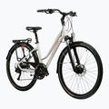 Bicicletă trekking pentru femei KROSS Trans 5.0 In grey/pink/gloss 2