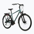 Bicicletă de trekking pentru bărbați KROSS Trans 3.0 green/silver/gloss 2