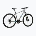 Bicicletă cross KROSS Evado 3.0 grey/teal/gloss 3