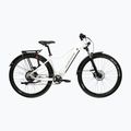 Bicicletă electrică pentru femei KROSS Influx Hyb 5.0 W 27.5 el. 800 Wh silver/blue/gloss