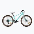 Bicicletă pentru copii KROSS Liftie 24 X turquoise/black/gloss