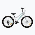 Bicicletă pentru copii KROSS Lea Mini 1.0 silver/turquoise/gloss