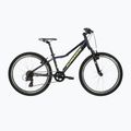 Bicicletă pentru copii KROSS Hexagon Jr 24 black/yellow/matte/glossy