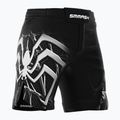 Pantaloni scurți de antrenament pentru bărbați SMMASH Venomous negru și alb SHC4-019 4