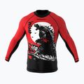 Rashguard longsleeve pentru bărbați SMMASH Zilla roșu